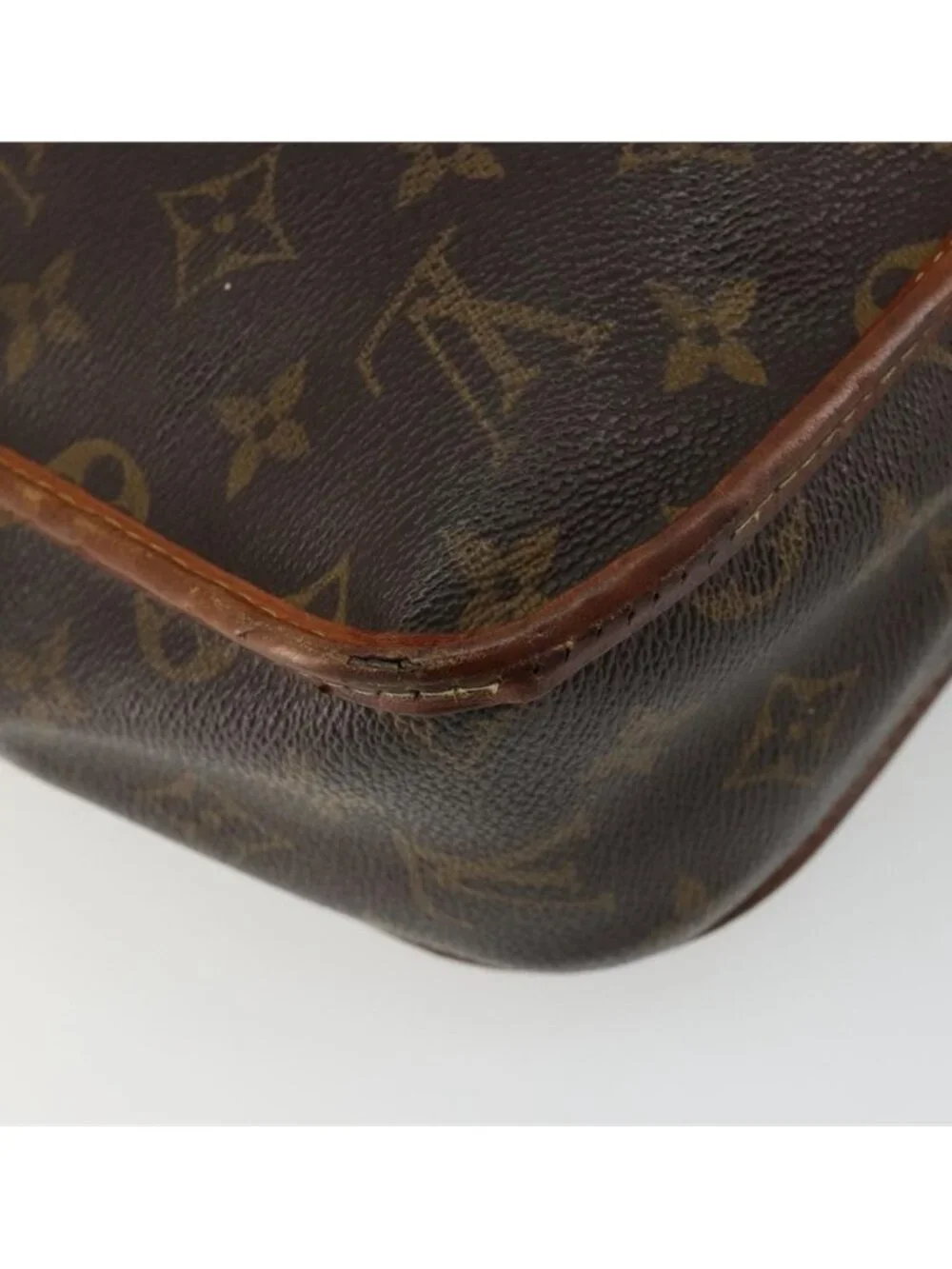 Authentic LOUIS VUITTON Monogram Messenger Bosphore PM Shoulder Bag M40106 LV